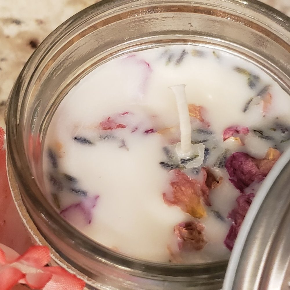 Sweet Lavender Rose Candle 4oz